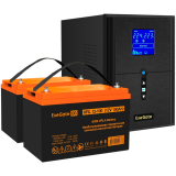 ИБП + батарея ExeGate SineTower SZ-2000.LCD.AVR.3SH.1C13.USB + 2x HRL 12-100 (100Ач) (EX296851RUS)