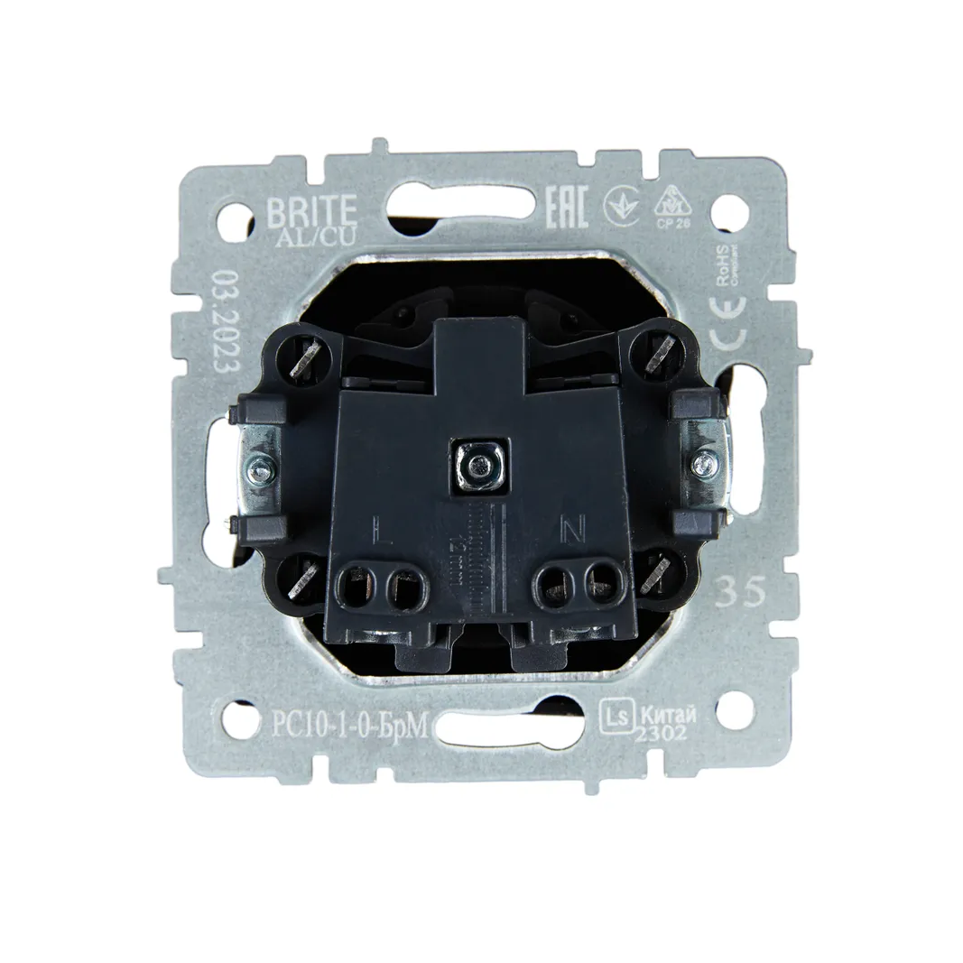 Электрическая розетка IEK BRITE BR-R10-10-K35 - фото 3