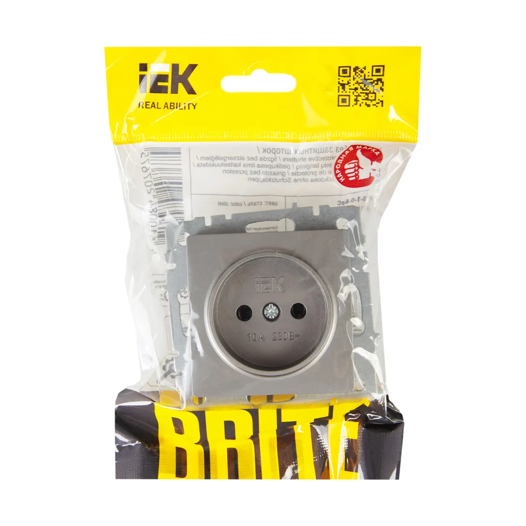 Электрическая розетка IEK BRITE BR-R10-10-K46 - фото 4