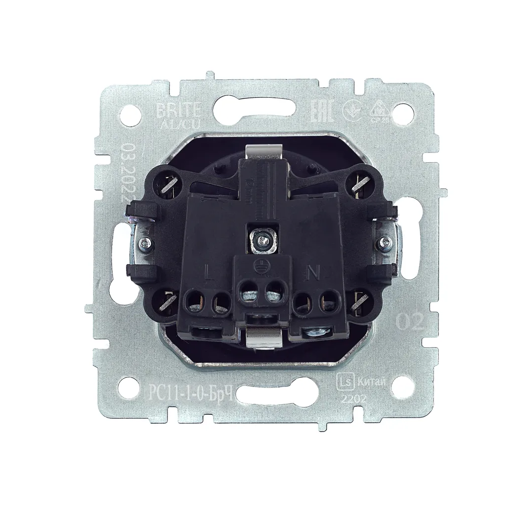 Электрическая розетка IEK BRITE BR-R11-16-K02 - фото 3