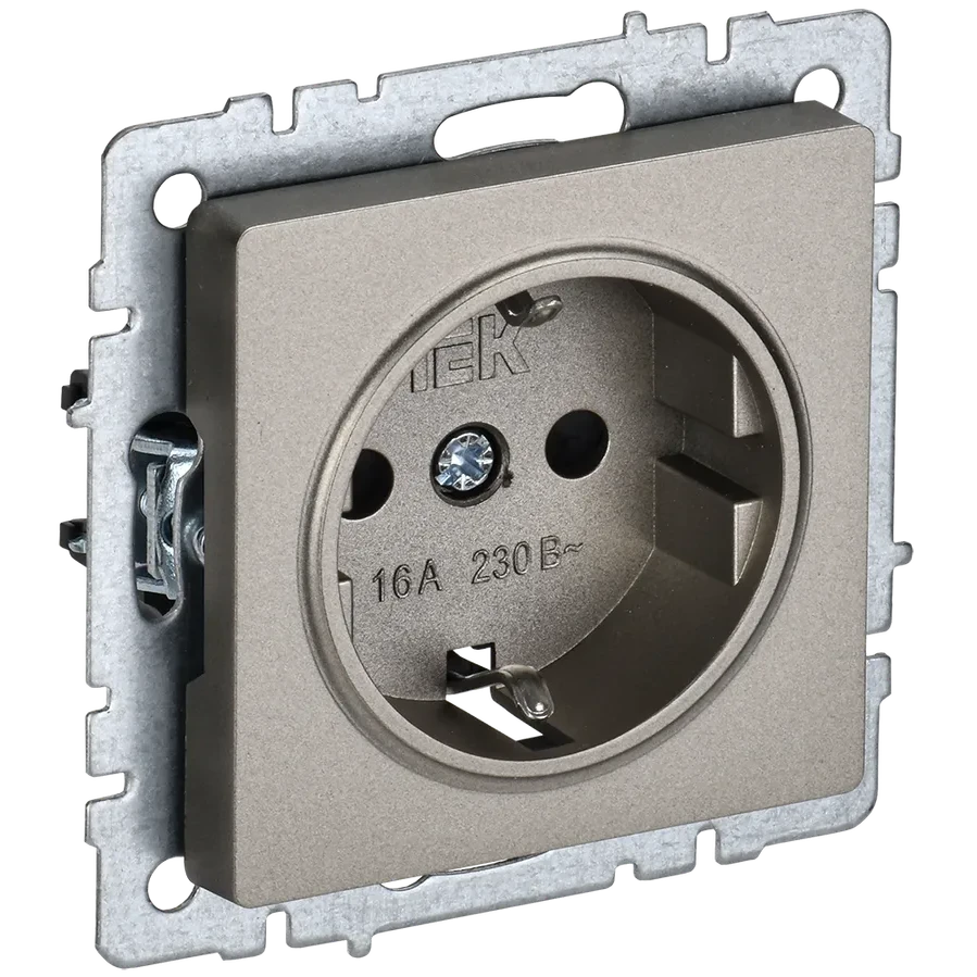 Электрическая розетка IEK BRITE BR-R11-16-K37