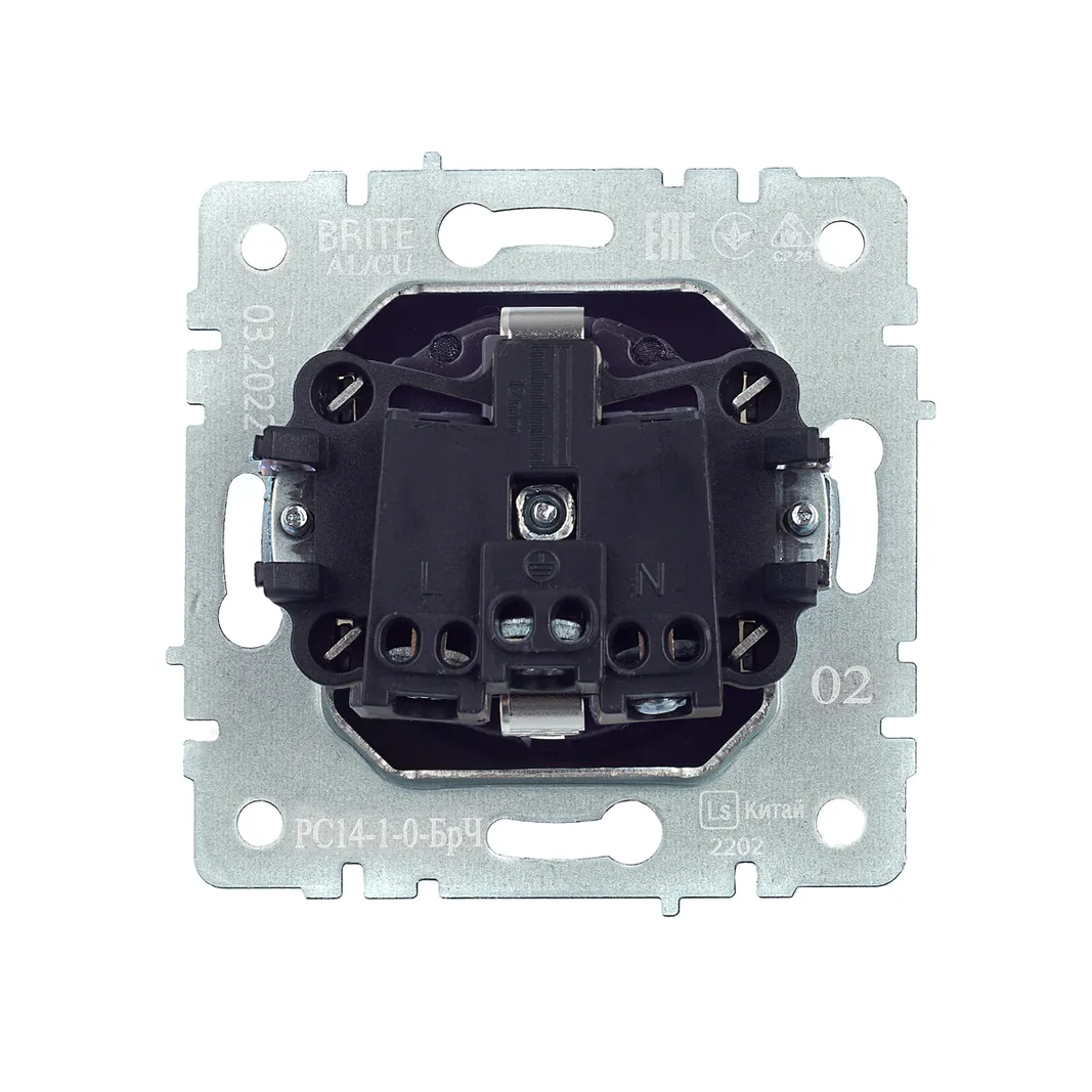 Электрическая розетка IEK BRITE BR-R14-16-K02 - фото 3