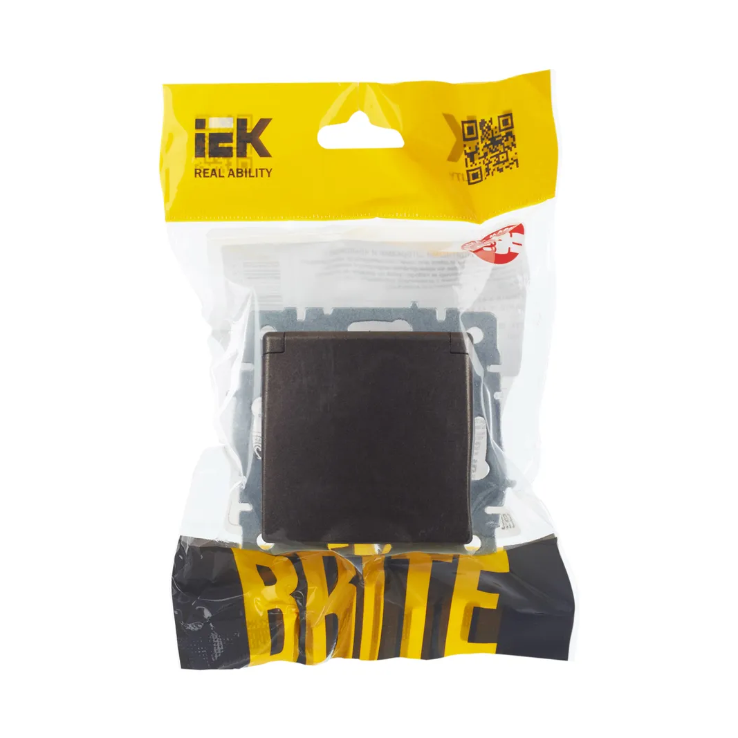 Электрическая розетка IEK BRITE BR-R16-16-44-K45 - фото 4
