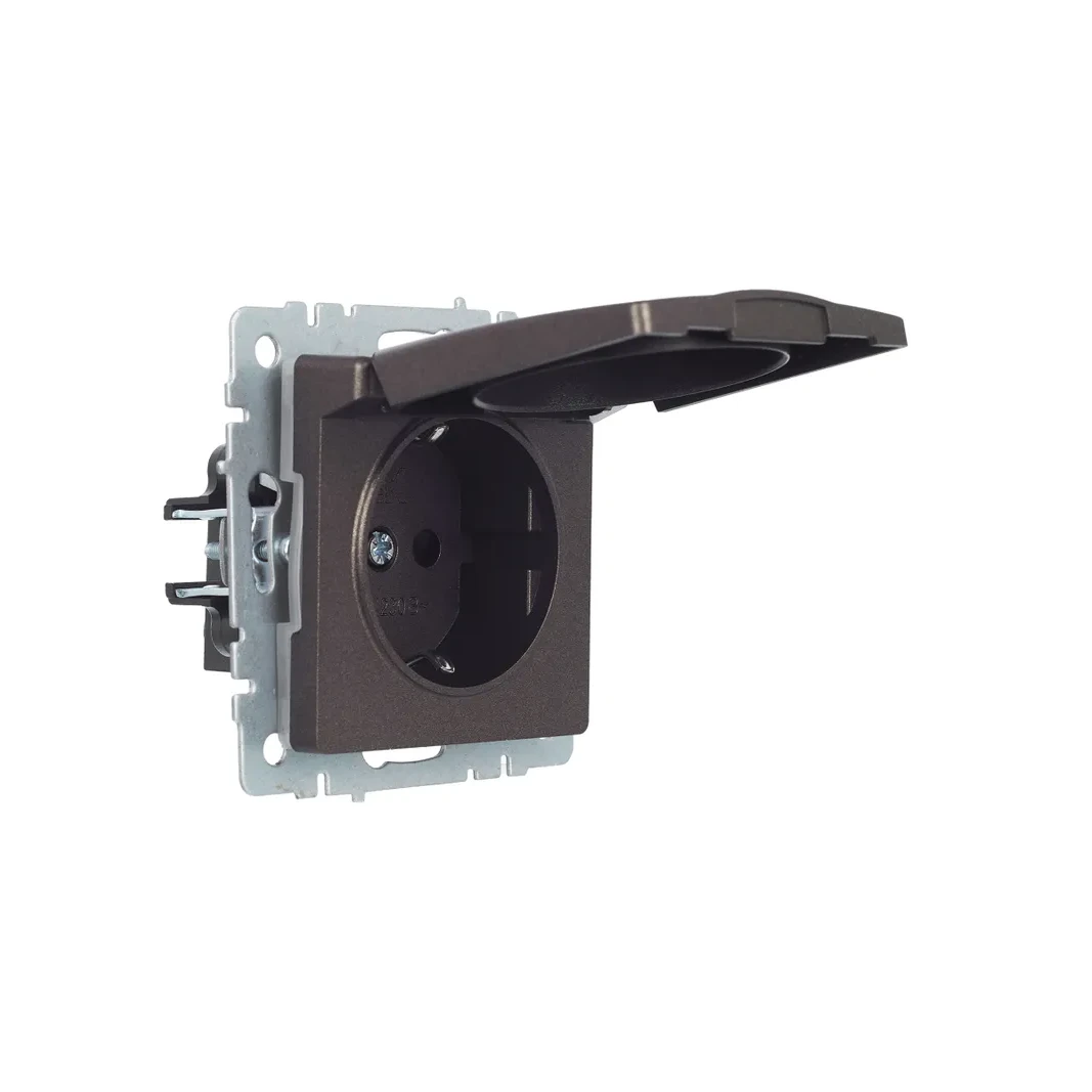 Электрическая розетка IEK BRITE BR-R16-16-44-K45 - фото 2