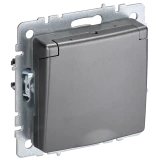 Электрическая розетка IEK BRITE BR-R16-16-44-K46