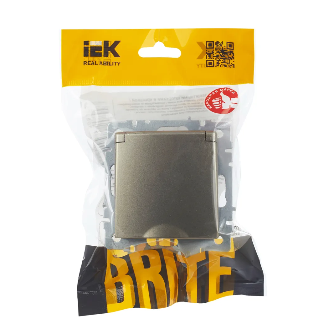 Электрическая розетка IEK BRITE BR-R16-16-K37 - фото 4