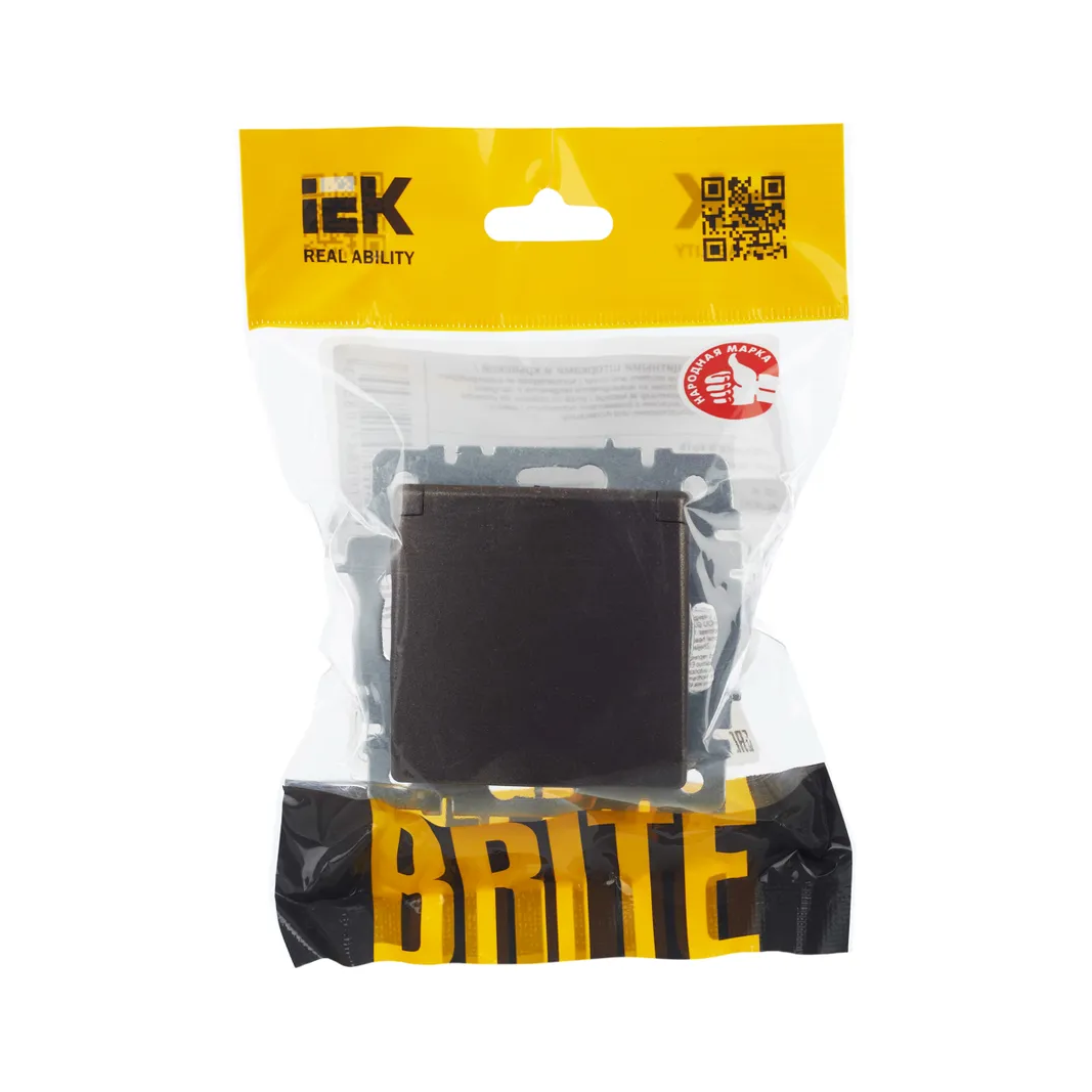 Электрическая розетка IEK BRITE BR-R16-16-K45 - фото 4
