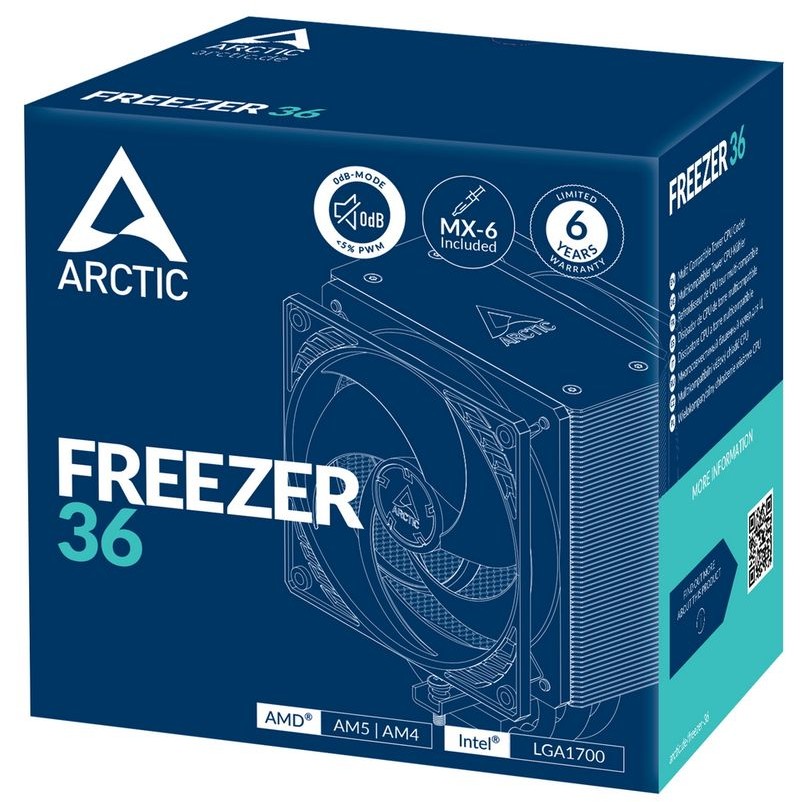 Кулер Arctic Freezer 36 (ACFRE00121A) - фото 6