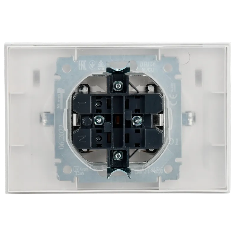 Электрическая розетка IEK BRITE BR-R26-16-44-K01-F - фото 3