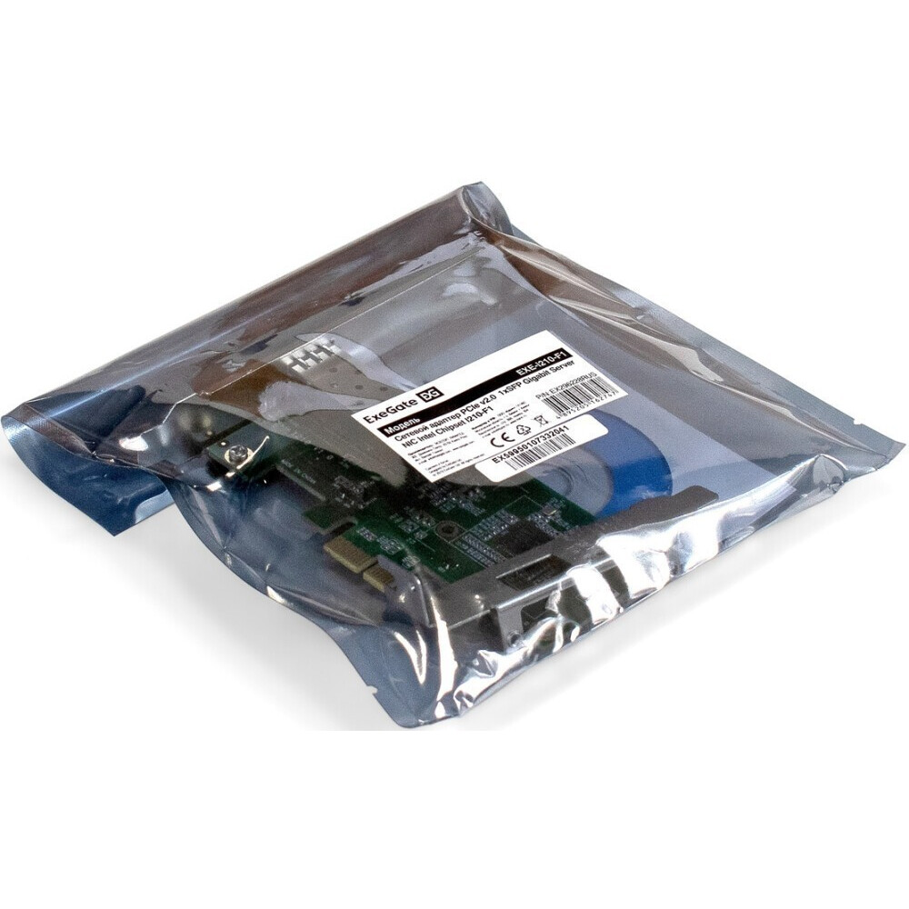 Сетевая карта ExeGate EXE-i210-F1 - EX296228RUS - фото 4