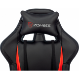 Игровое кресло Бюрократ Zombie Game Tetra Black/Red (ZOMBIE GAME TETRA BR)