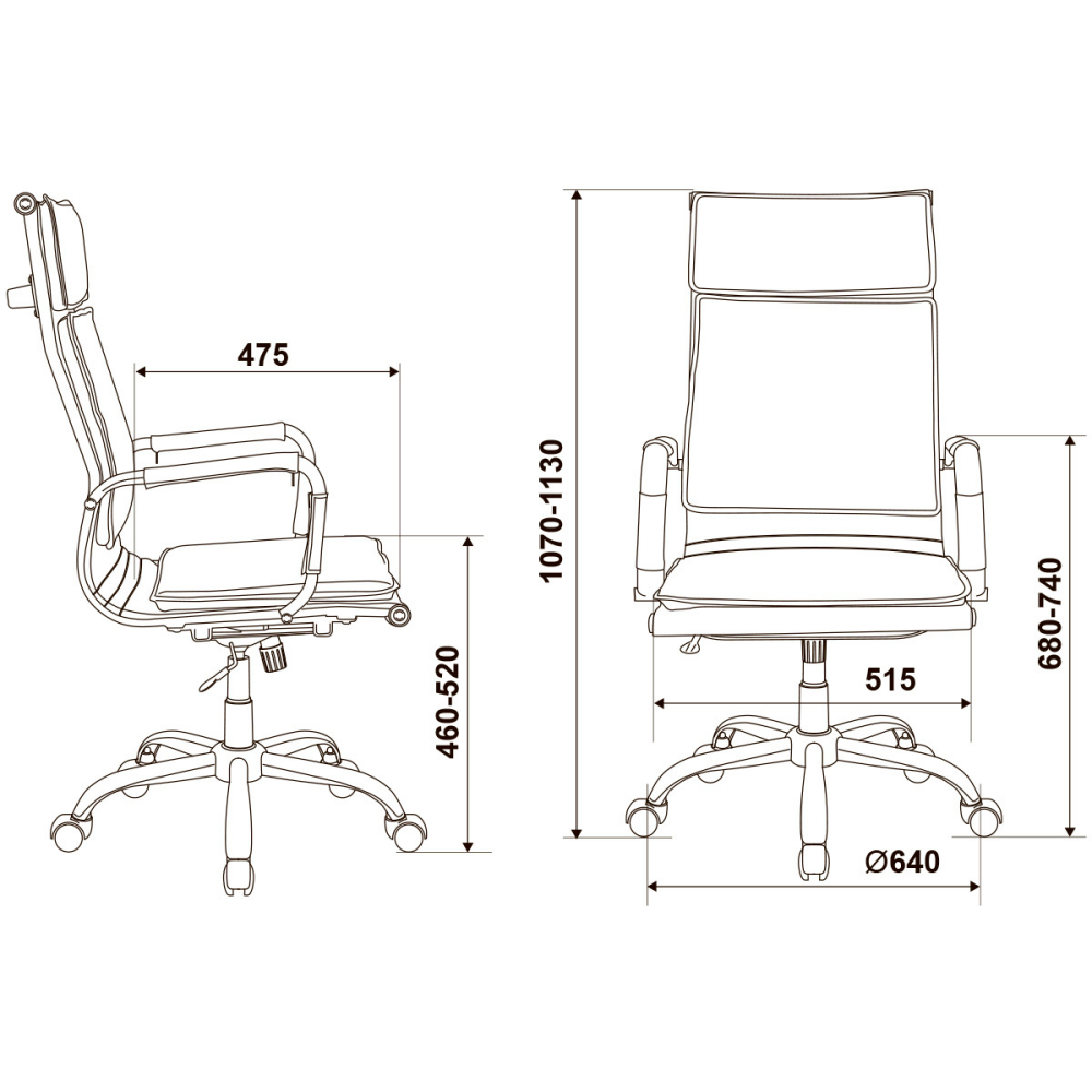 Офисное кресло Бюрократ CH-993 Ivory - CH-993/IVORY - фото 5