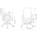 Офисное кресло Бюрократ T-9950SL/ALFA44