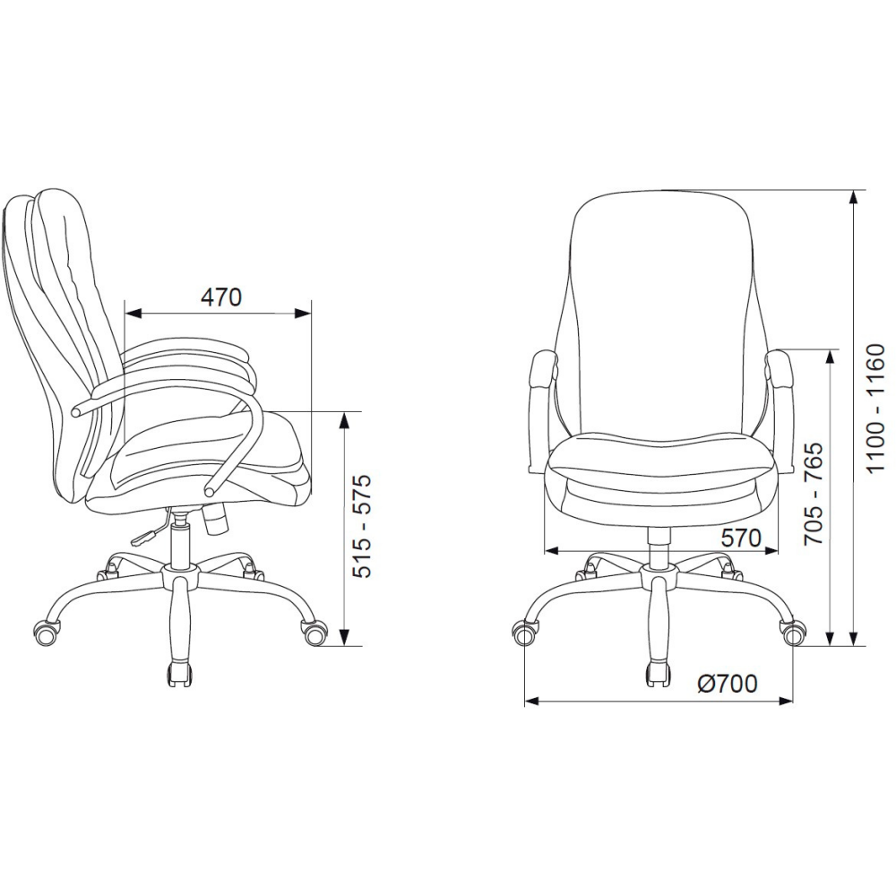 Офисное кресло Бюрократ T-9950SL/ALFA44 - фото 5