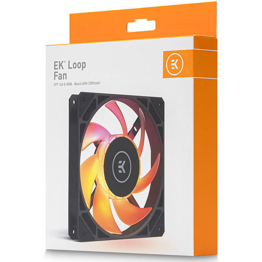 Вентилятор для радиатора СЖО EKWB EK-Loop Fan FPT 140 D-RGB Black - 3831109897621 - фото 4