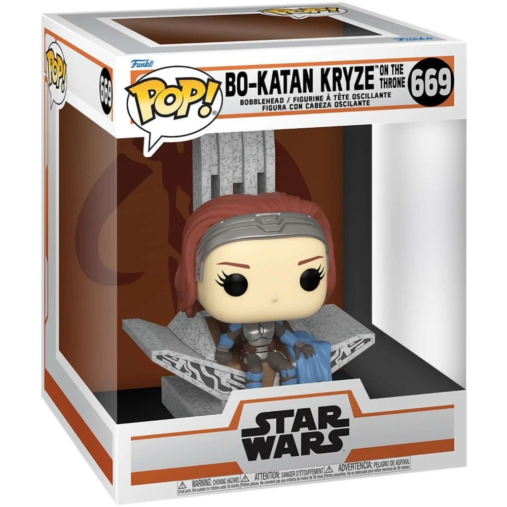 Фигурка Funko POP! Deluxe Bobble Star Wars Mandalorian S9 Bo-Katan Kryze on Throne - 76545 - фото 2