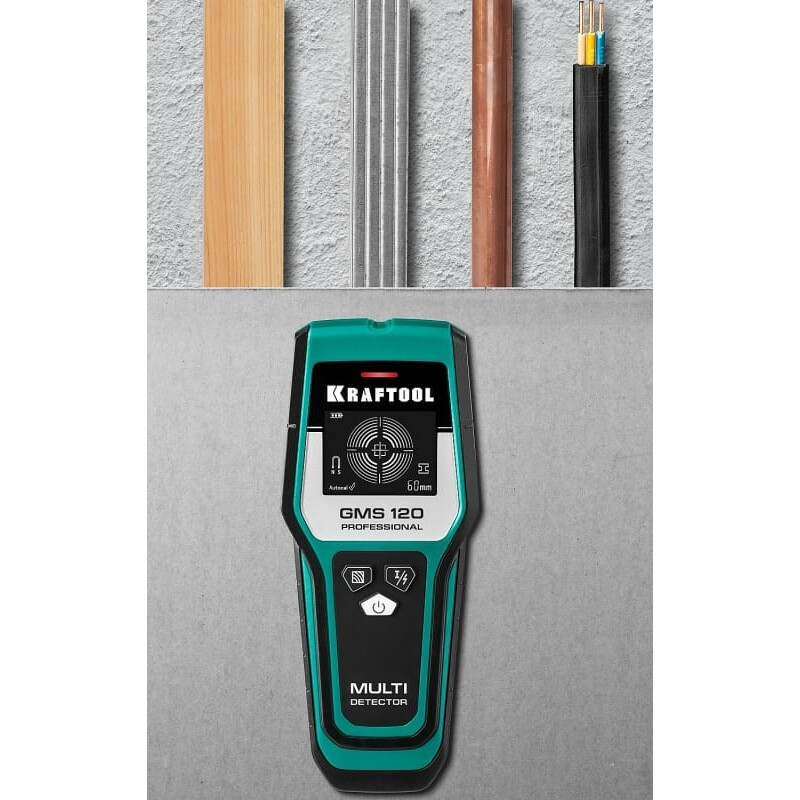 Детектор металла KRAFTOOL GMS 120 - 45298 - фото 4