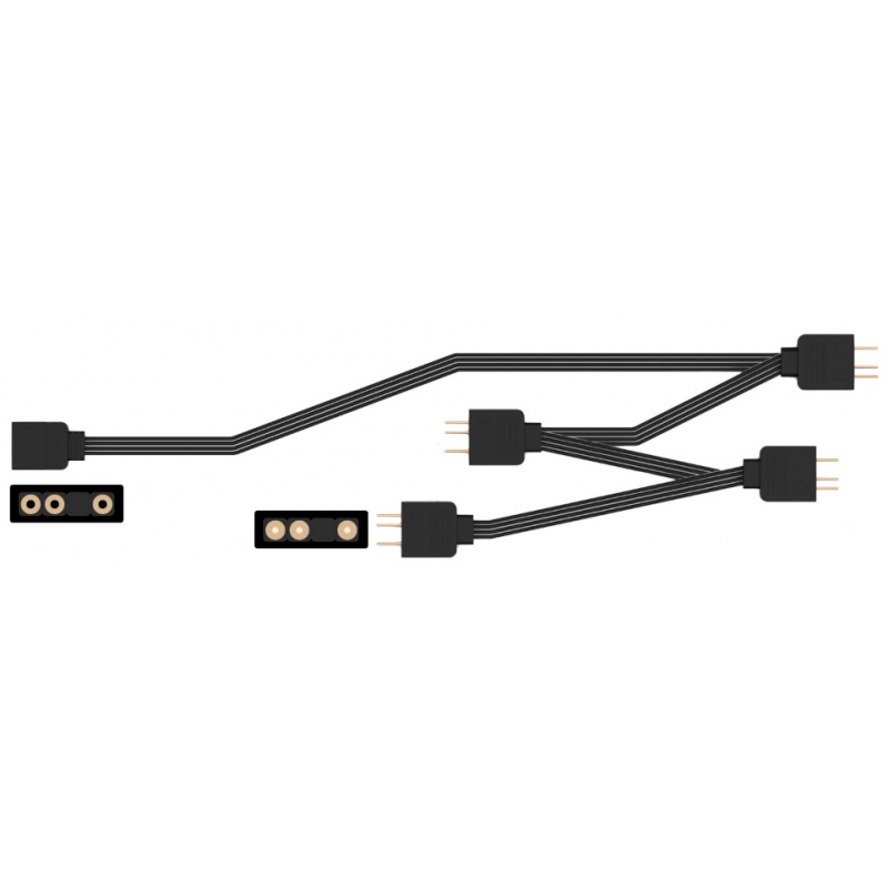 Разветвитель подсветки вентиляторов ID-COOLING FS-04 ARGB - фото 2