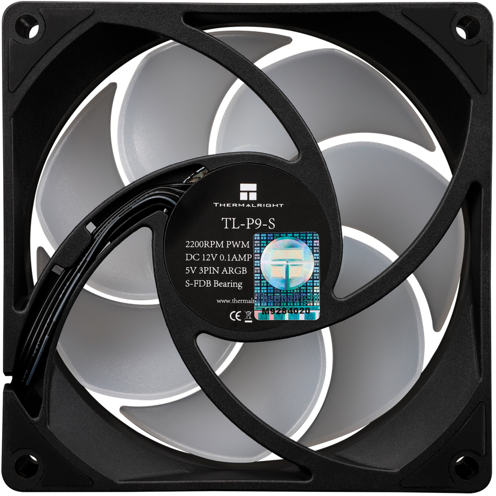 Вентилятор для корпуса Thermalright TL-P9 ARGB - TL-P9-S - фото 2