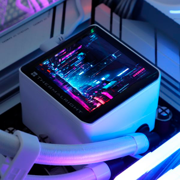 Система жидкостного охлаждения Thermalright Frozen Vision 360 White - F-VISION-360-WH - фото 7