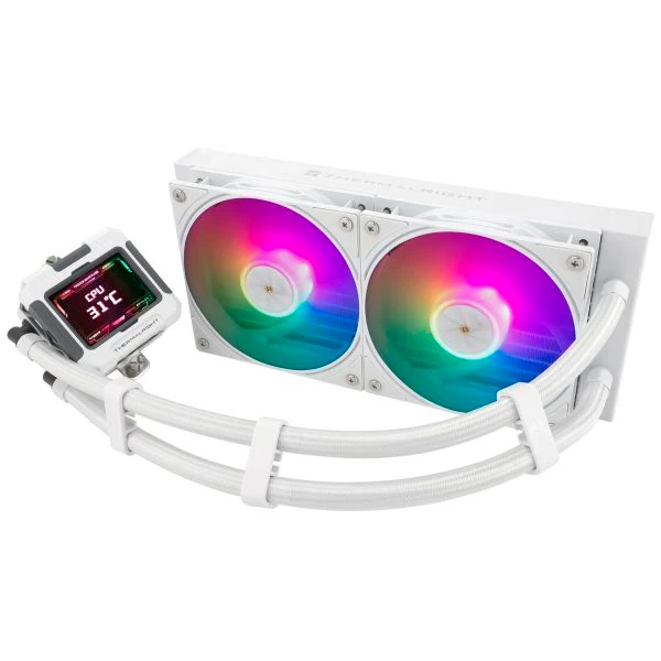 Система жидкостного охлаждения Thermalright Frozen Warframe 240 White ARGB - F-WFRAME-240-WH-ARGB - фото 2