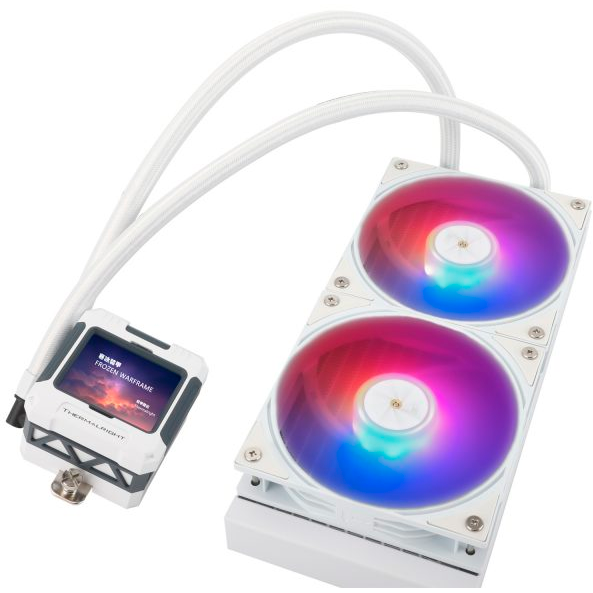 Система жидкостного охлаждения Thermalright Frozen Warframe 240 White ARGB - F-WFRAME-240-WH-ARGB - фото 5