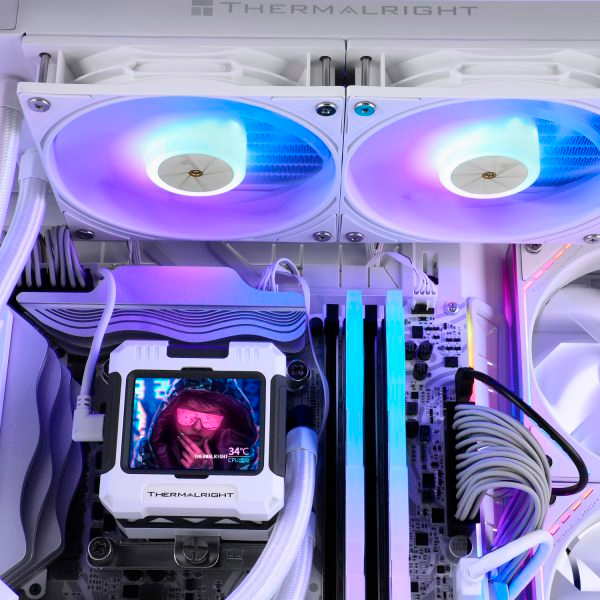 Система жидкостного охлаждения Thermalright Frozen Warframe 240 White ARGB - F-WFRAME-240-WH-ARGB - фото 7