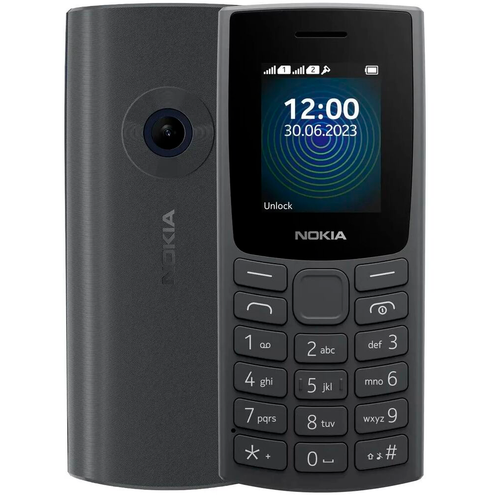 Телефон Nokia 110 Dual Sim Black (TA-1567) - 1GF019FPA2C03