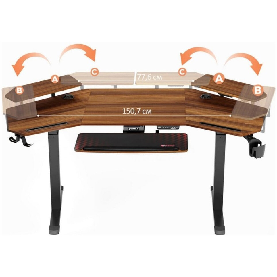 Компьютерный стол Eureka ERK-ED71-WN - фото 3