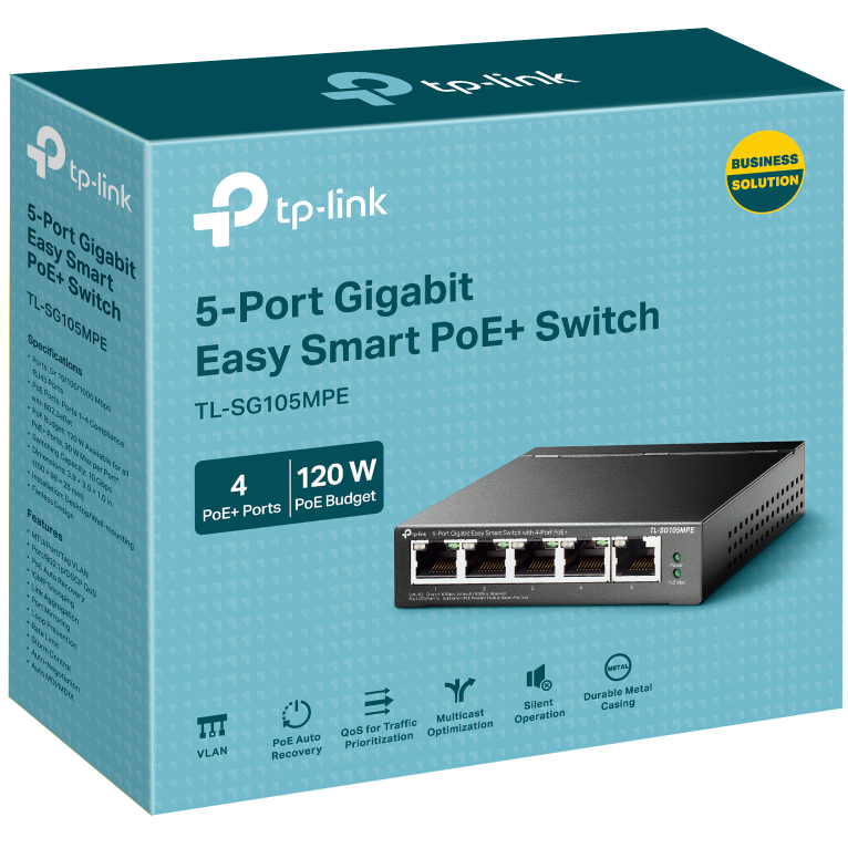 Коммутатор (свитч) TP-Link TL-SG105MPE - фото 3