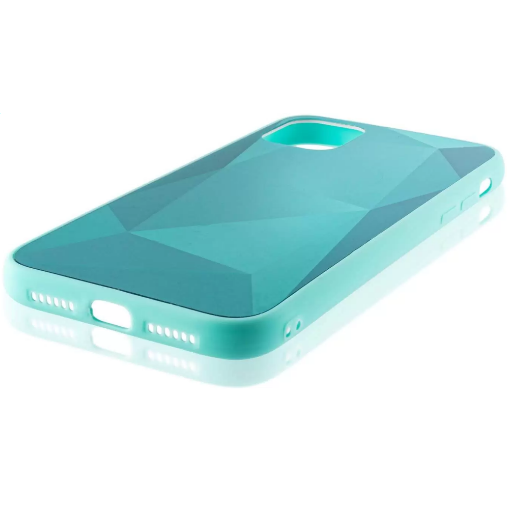 Чехол BROSCO IP11P-DIAMOND-GREEN - фото 2