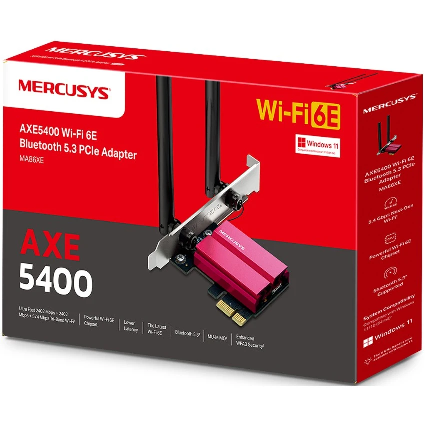 Wi-Fi адаптер Mercusys MA86XE - фото 2