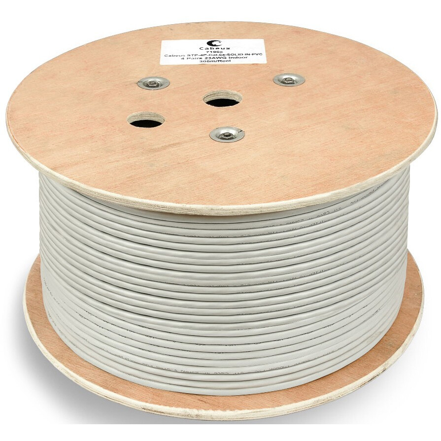 Бухта Cabeus SFTP-4P-Cat.5e-PATCH-GY, 305м
