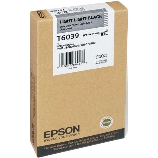 Картридж Epson C13T603900 Light Light Black