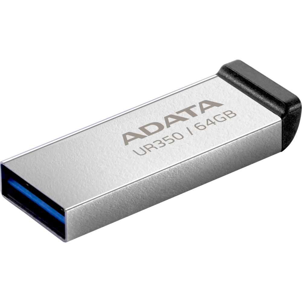 USB Flash накопитель 64Gb ADATA UR350 Black - UR350-64G-RSR/BK - фото 2