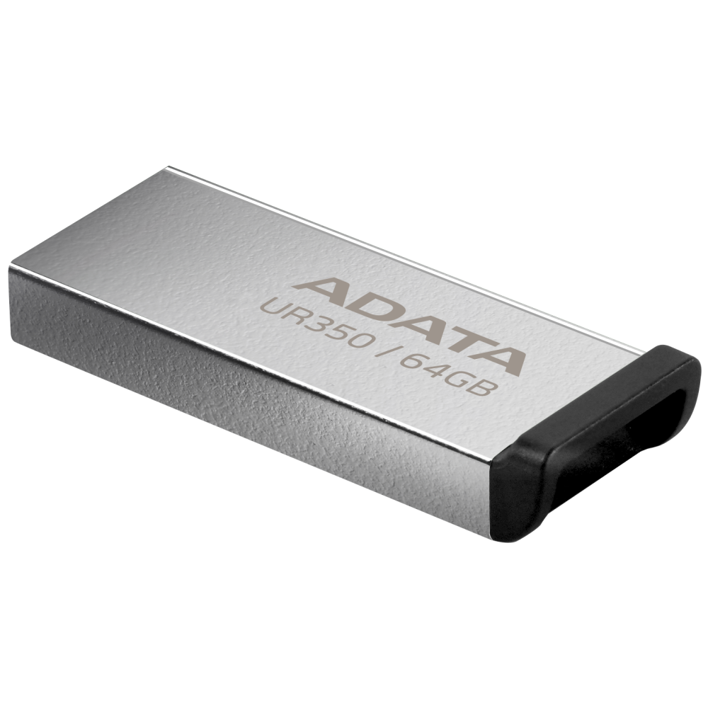 USB Flash накопитель 64Gb ADATA UR350 Black - UR350-64G-RSR/BK - фото 3