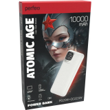 Внешний аккумулятор Perfeo Powerbank Atomic Age 10000mAh White (PF_E1473)