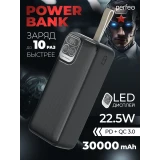 Внешний аккумулятор Perfeo Powerbank Atomic Age 30000mAh Black (PF_E1478)