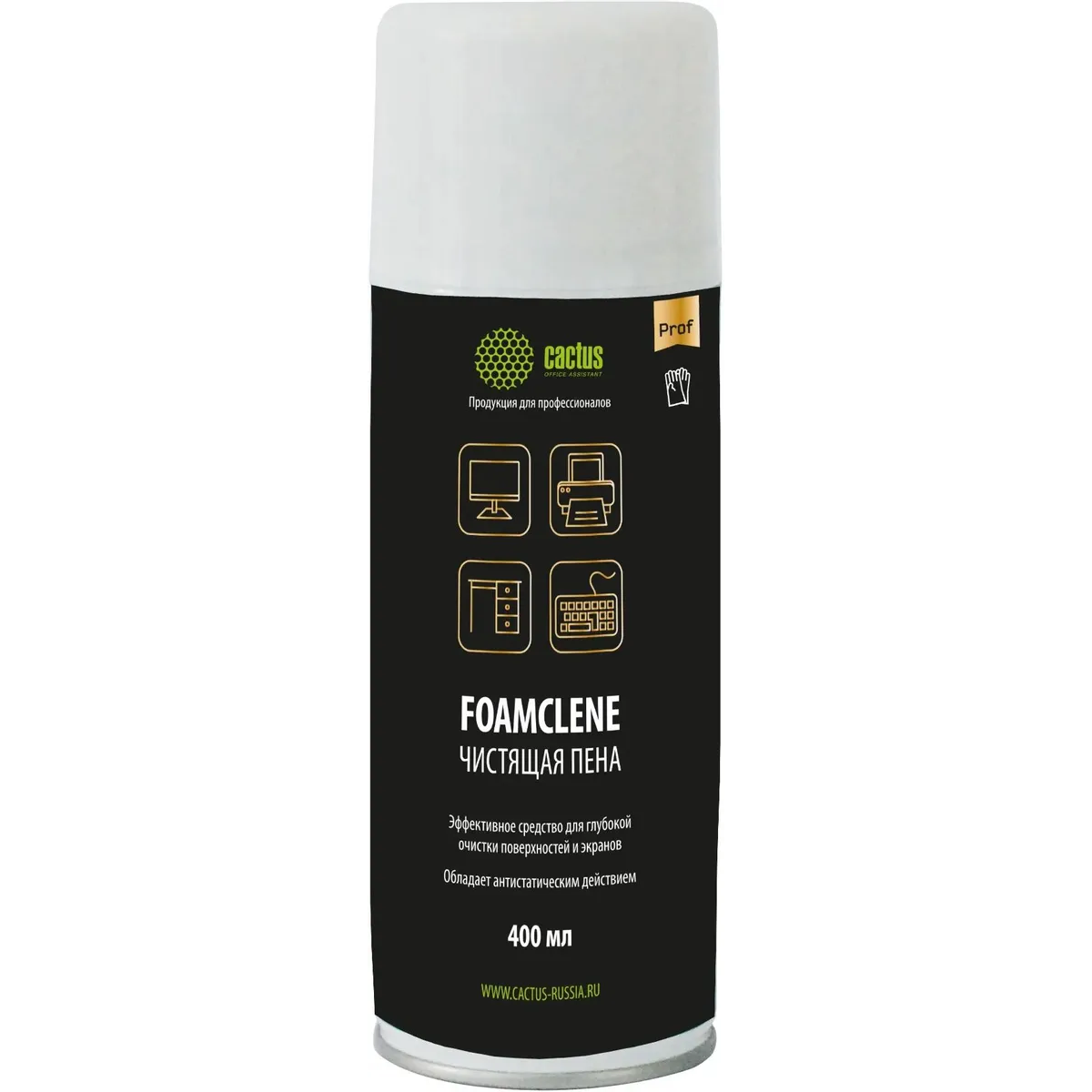 Чистящая пена Cactus CS-FC400, 400 мл