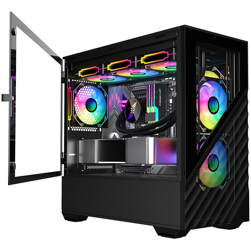 Корпус 1STPLAYER DK D7 Black - D7-BK-3F1 - фото 6