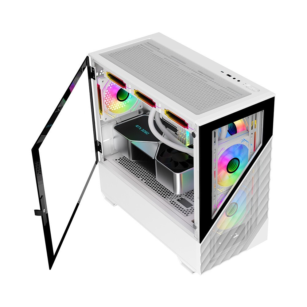 Корпус 1STPLAYER DK D7 White - D7-WH-3F1-W - фото 5