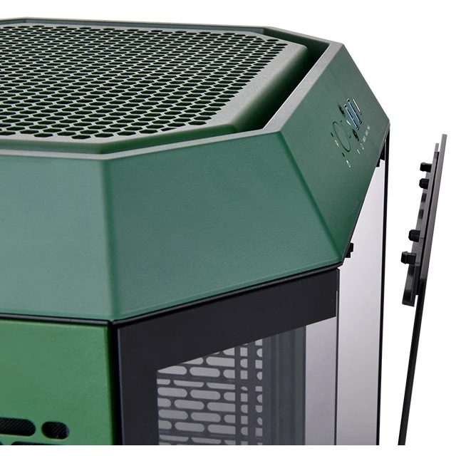 Корпус Thermaltake The Tower 300 Racing Green (CA-1Y4-00SCWN-00) - фото 5