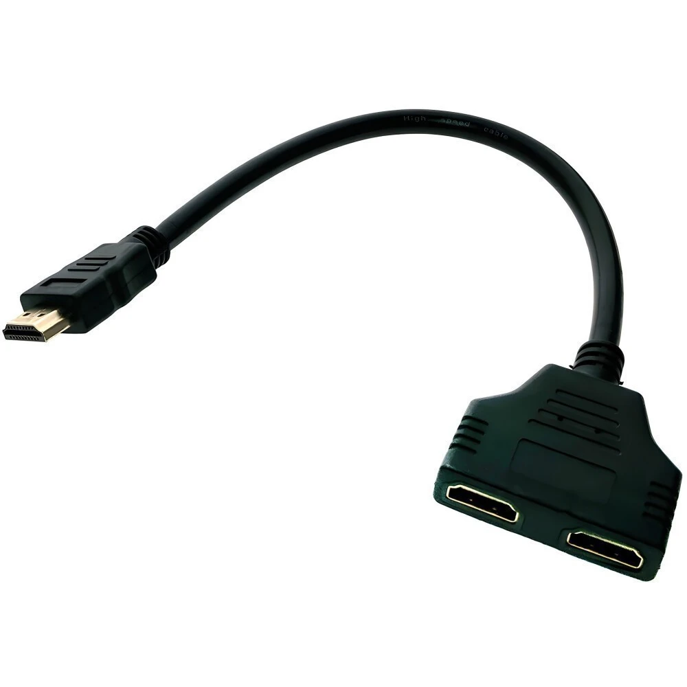 Разветвитель HDMI (M) - 2x HDMI (F), Espada EHDMIM2xHDMIF25