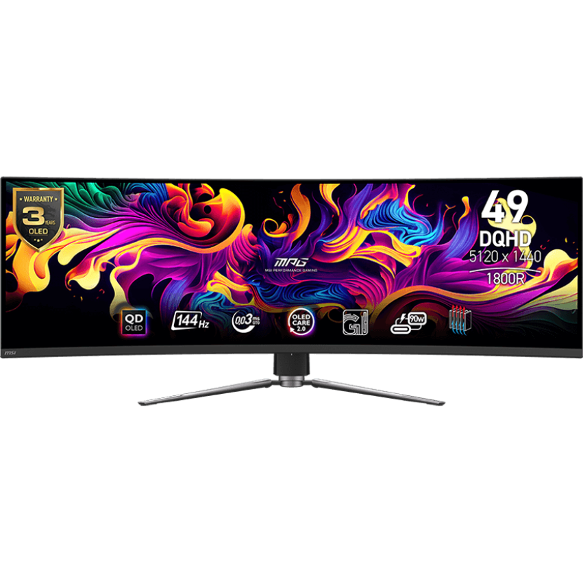 Монитор MSI 49" MPG 491CQP QD-OLED - 9S6-3FA84T-010