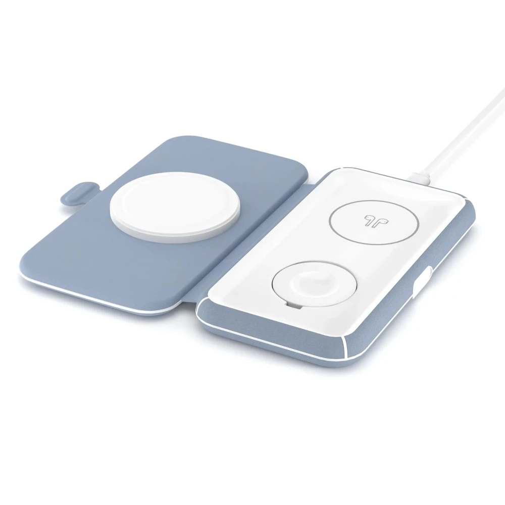 Беспроводное зарядное устройство Lyambda LMS301 Blue - фото 2