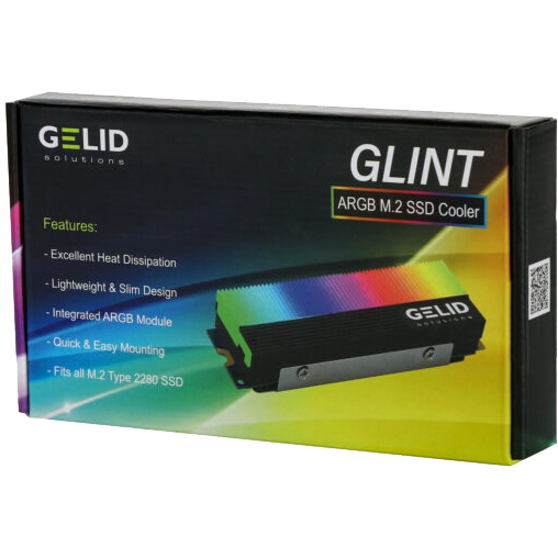 Радиатор для SSD M.2 GELID Glint ARGB - M2-RGB-01 - фото 7