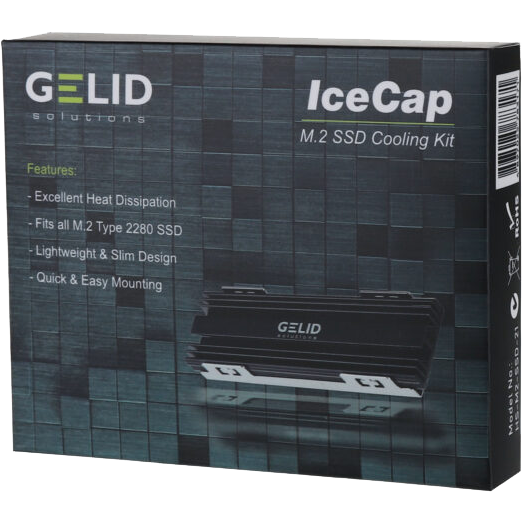 Радиатор для SSD M.2 GELID IceCap - HS-M2-SSD-21 - фото 5