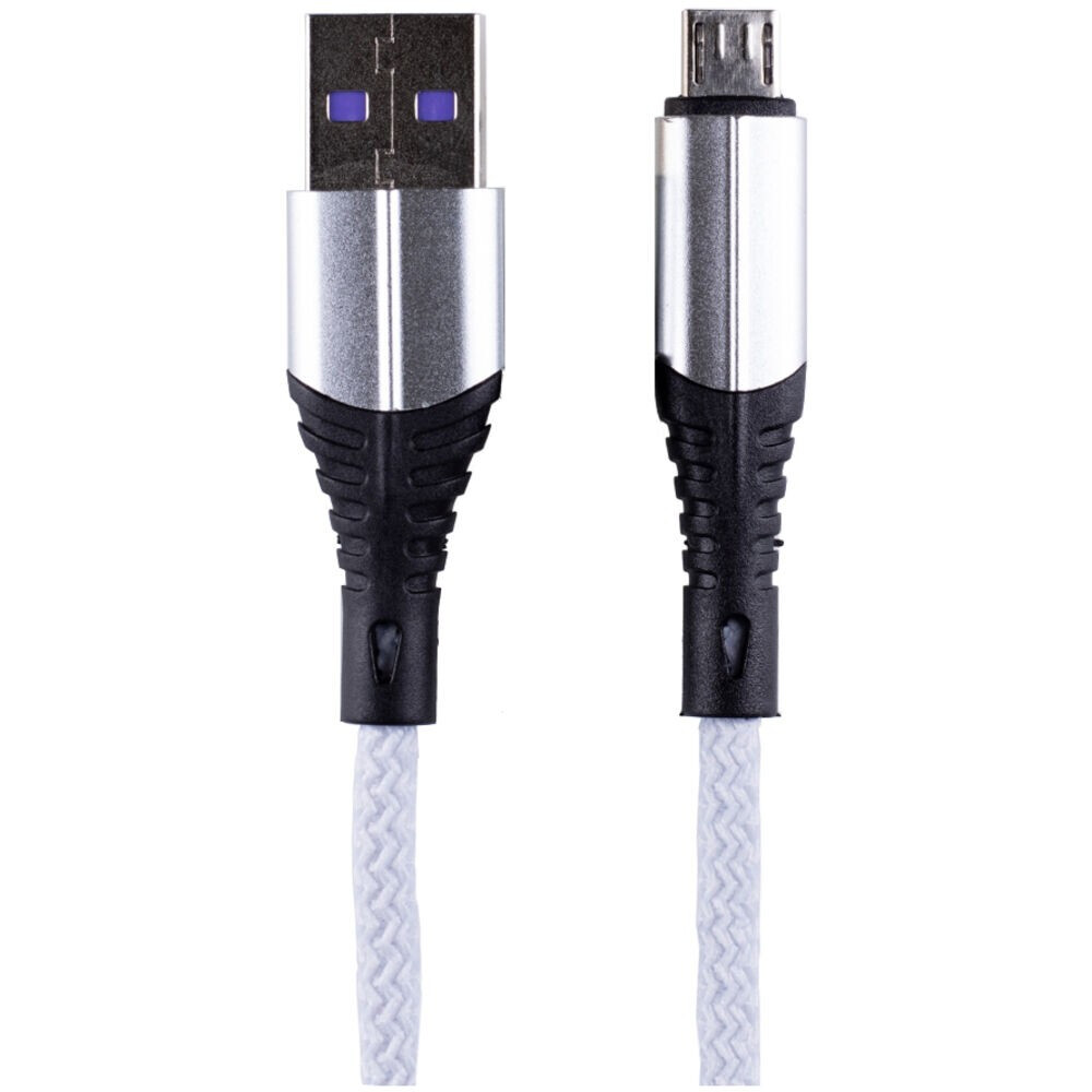 Кабель USB A (M) - microUSB B (M), 1м, Zibelino ZDNC-MIC-WHT