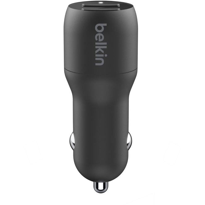 Автомобильное зарядное устройство Belkin BoostCharge Dual USB-A (CCD001BT1MBK) - фото 2