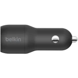 Автомобильное зарядное устройство Belkin BoostCharge Dual USB-A (CCD001BT1MBK)